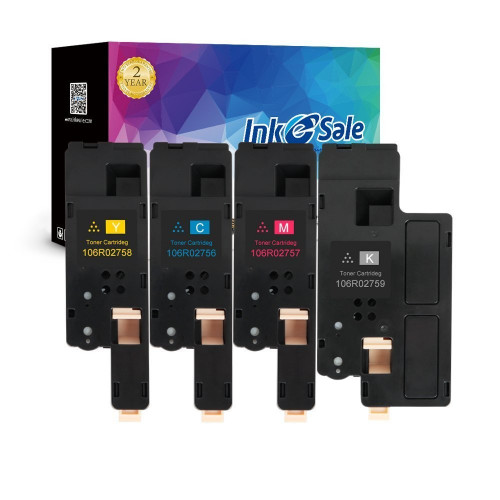 Compatible Xerox Phaser 106R02759 Color 4 set Toner Cartridge (Black, Cyan, Magenta, Yellow)